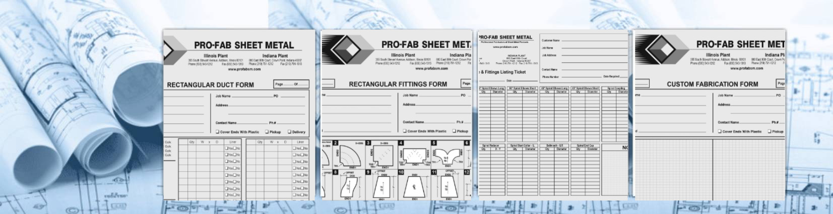 ProFabSM Forms